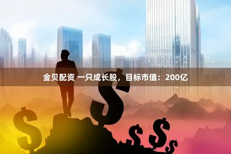 金贝配资 一只成长股，目标市值：200亿