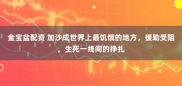 金宝盆配资 加沙成世界上最饥饿的地方,援助受阻,生死一线间的挣扎